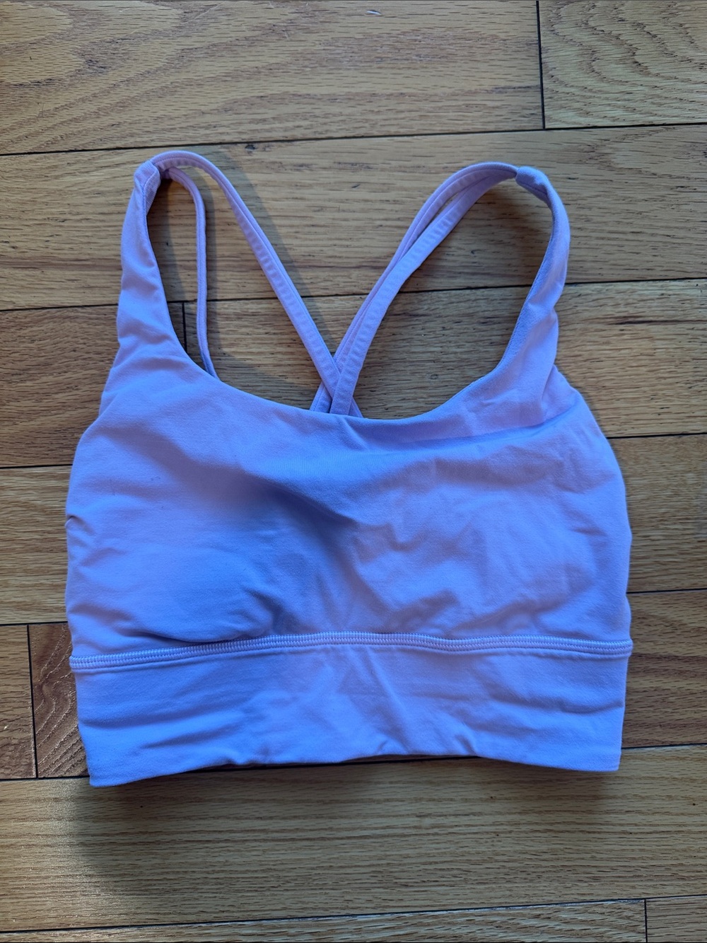 lululemon athletica Light Pink Energy Sports Bra